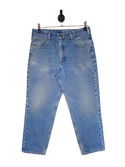 Men's Y2K Carhartt Relaxed Fit Denim Jeans In Blue Size W36 L30 - Picture 2 of 6